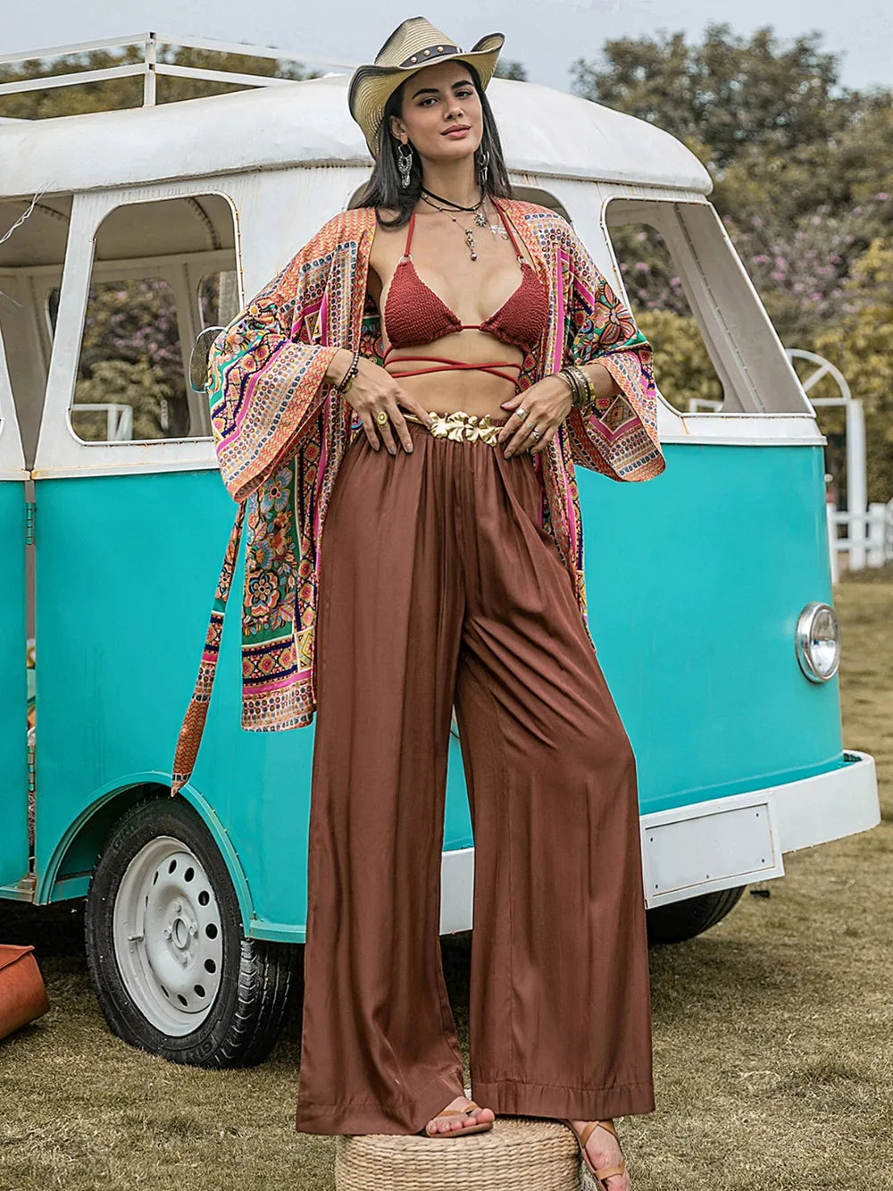 High Waist Wide Leg Pants – Trendsi | ClozArt