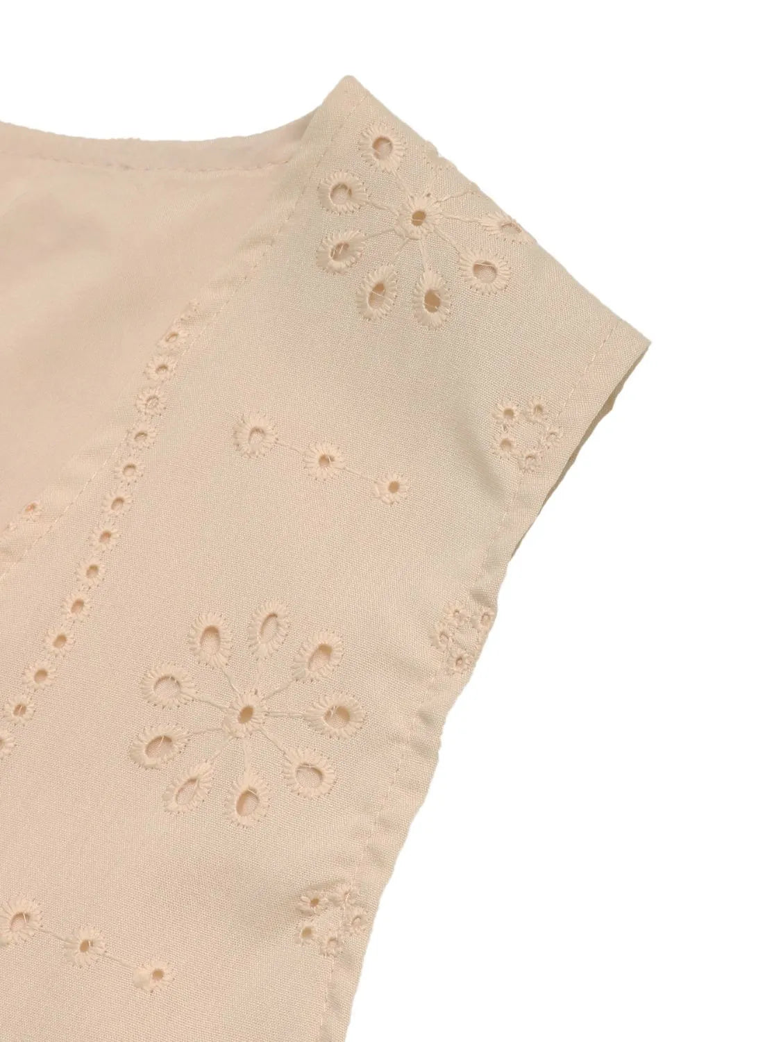 Eyelet Open Front Vest – Trendsi | ClozArt