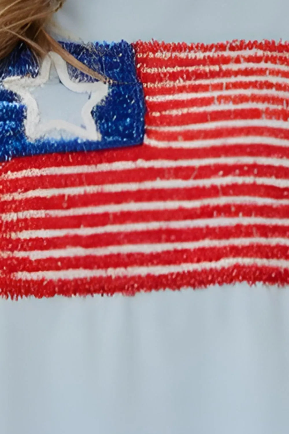 US Flag Round Neck Short Sleeve T-Shirt – Trendsi | ClozArt