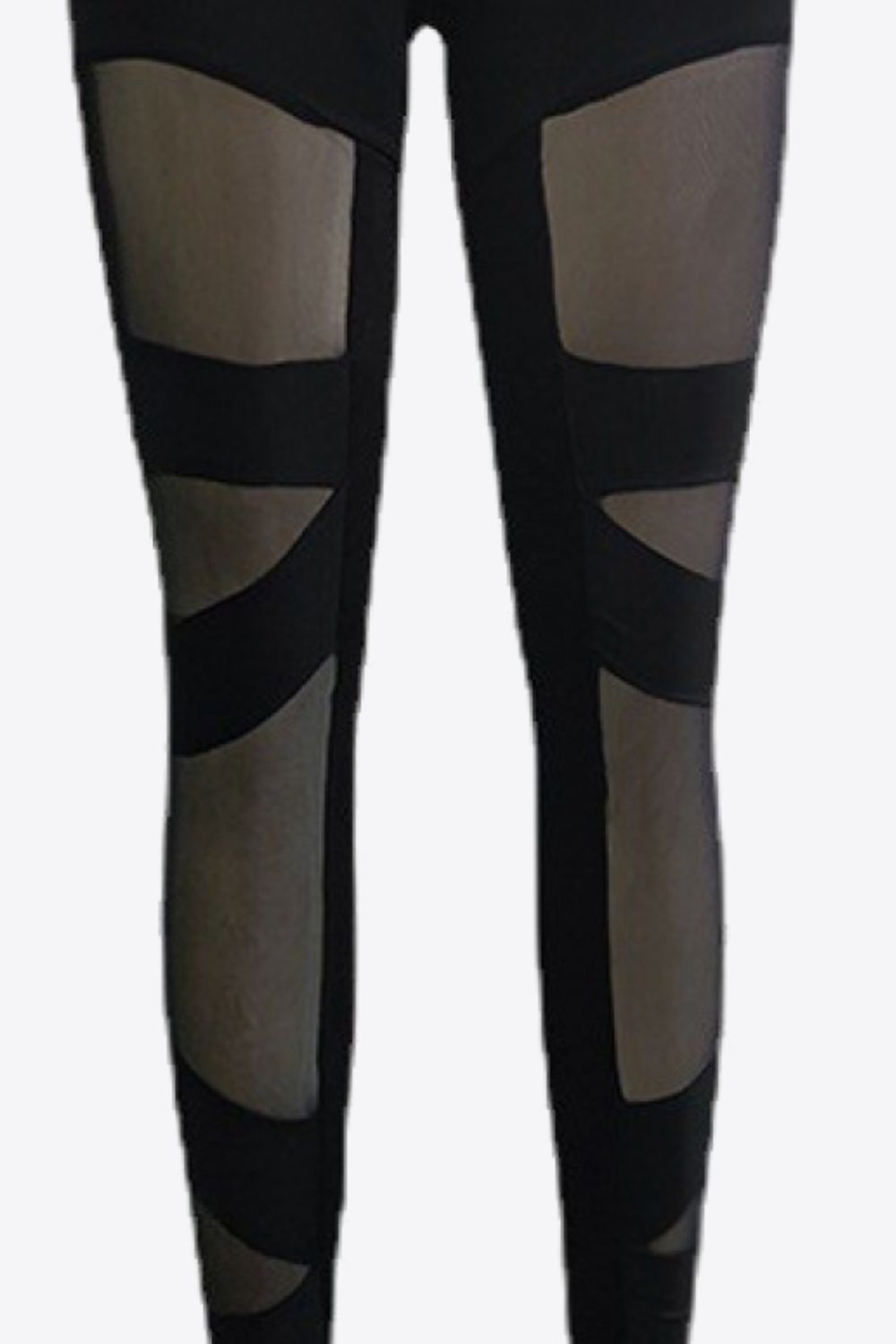 Spliced Mesh Leggings – Trendsi | ClozArt