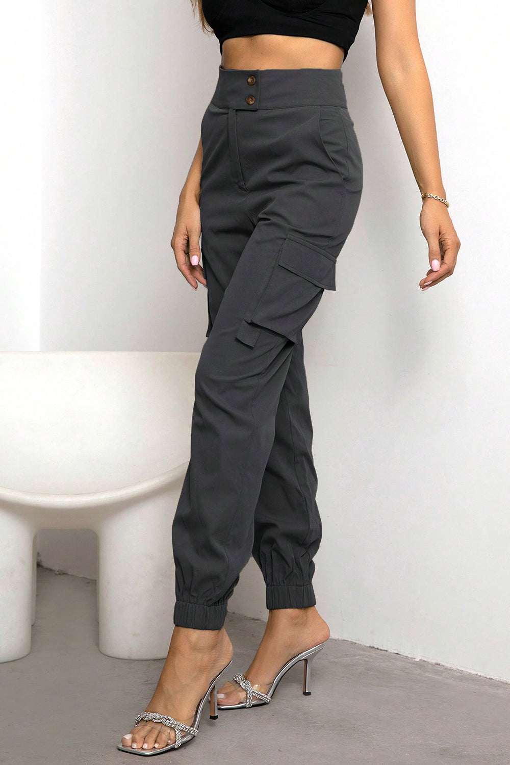 High Waist Cargo Pants – Trendsi | ClozArt