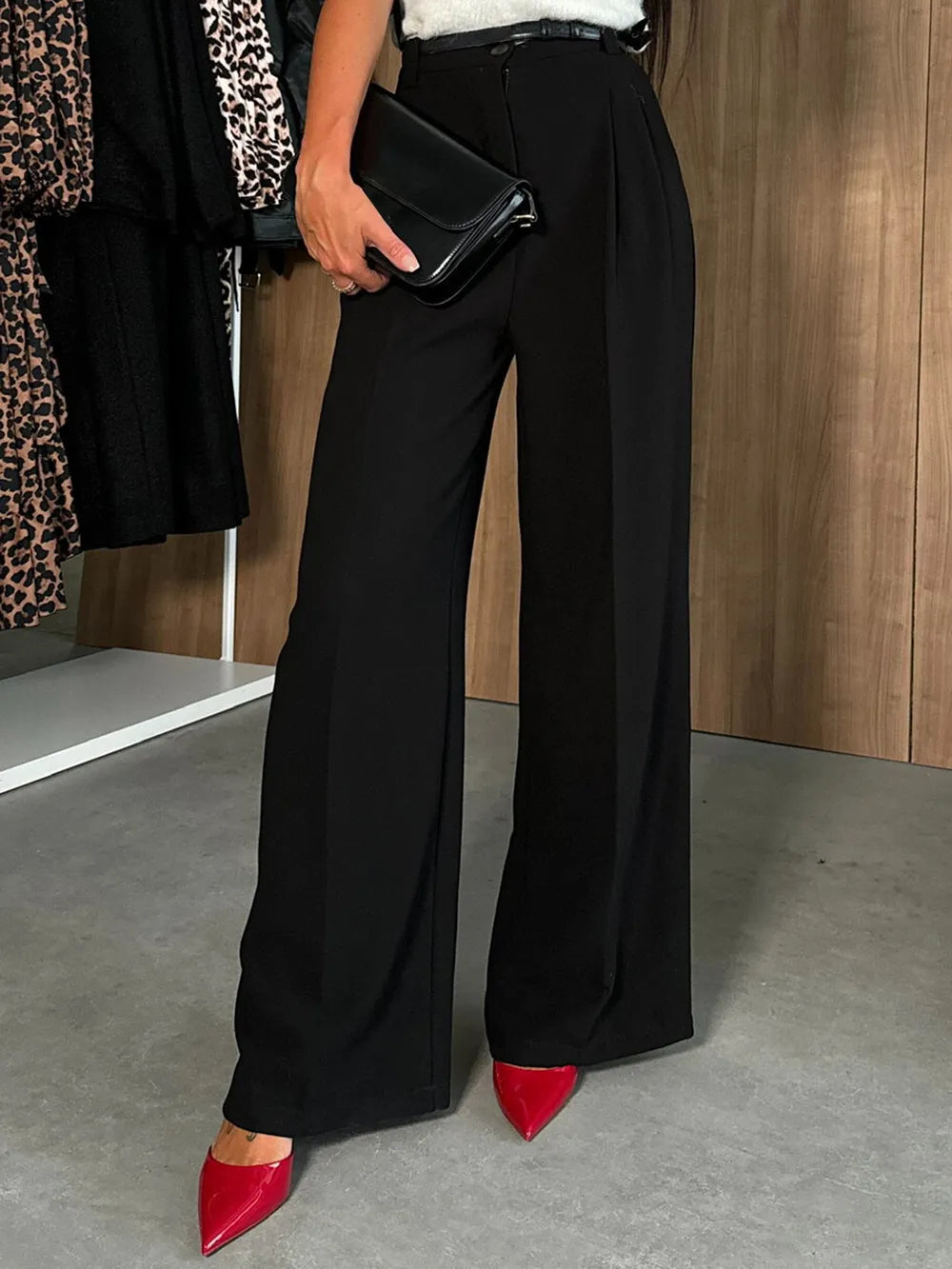 High Waist Wide Leg Pants – Trendsi | ClozArt