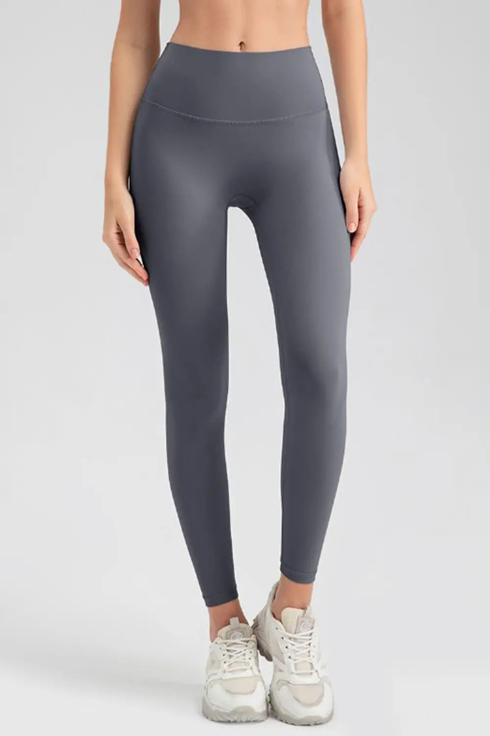 Wide Waistband Sport Leggings – Trendsi | ClozArt