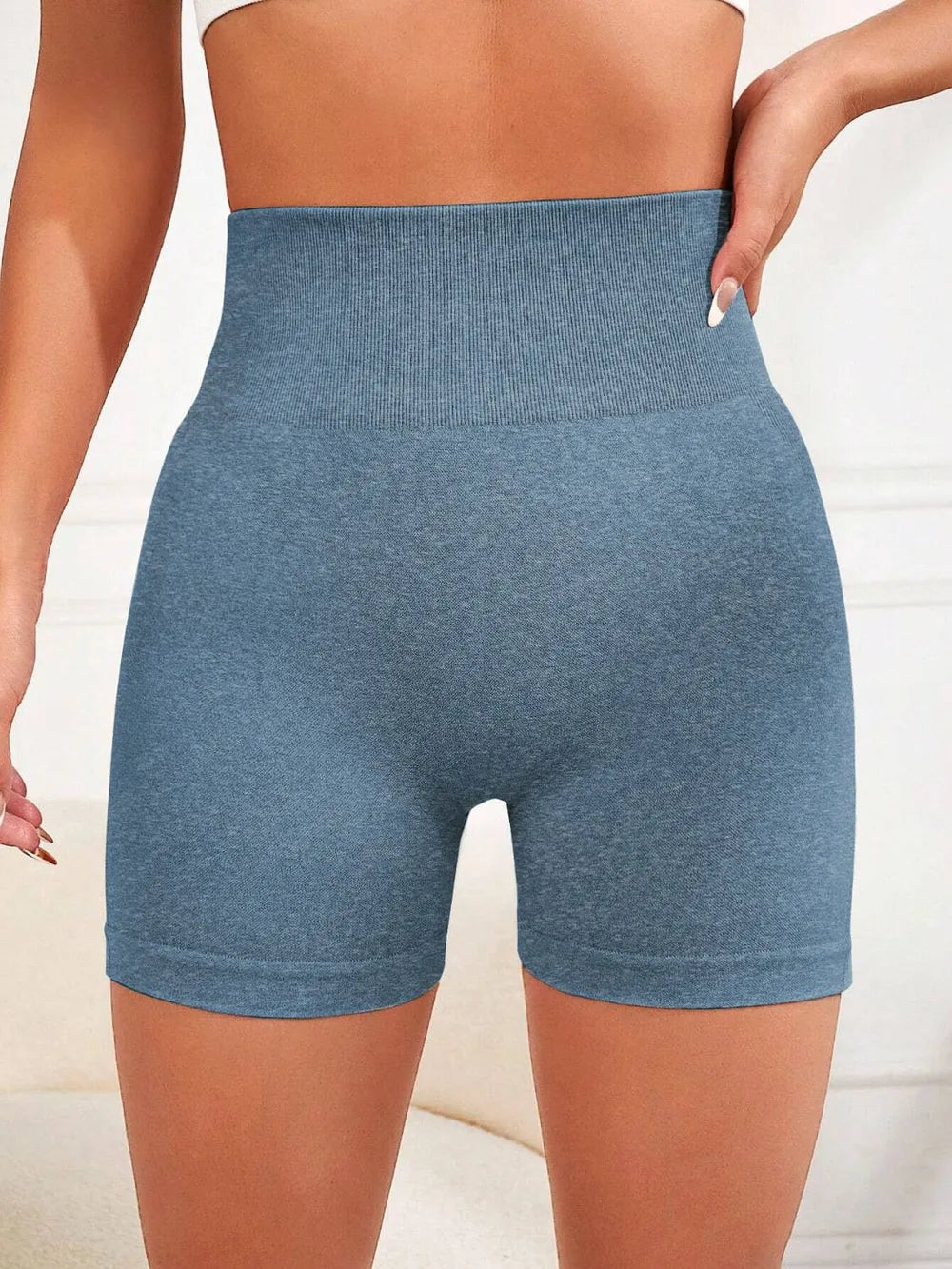 High Waist Active Shorts – Trendsi | ClozArt