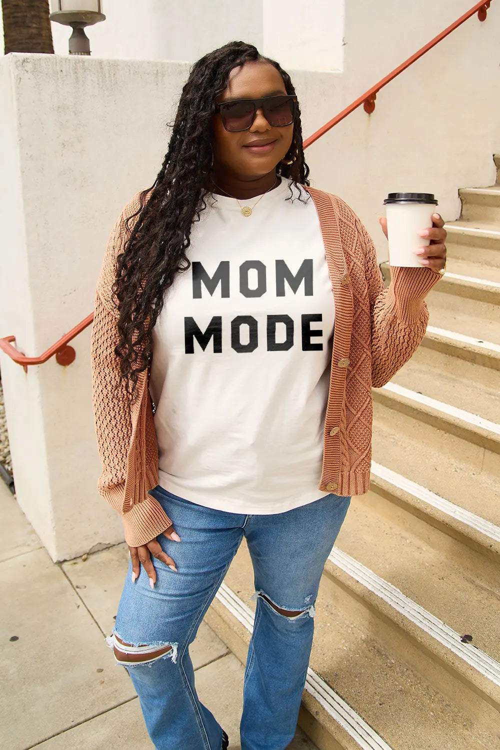 Simply Love Full Size MOM MODE Short Sleeve T-Shirt – Trendsi | ClozArt