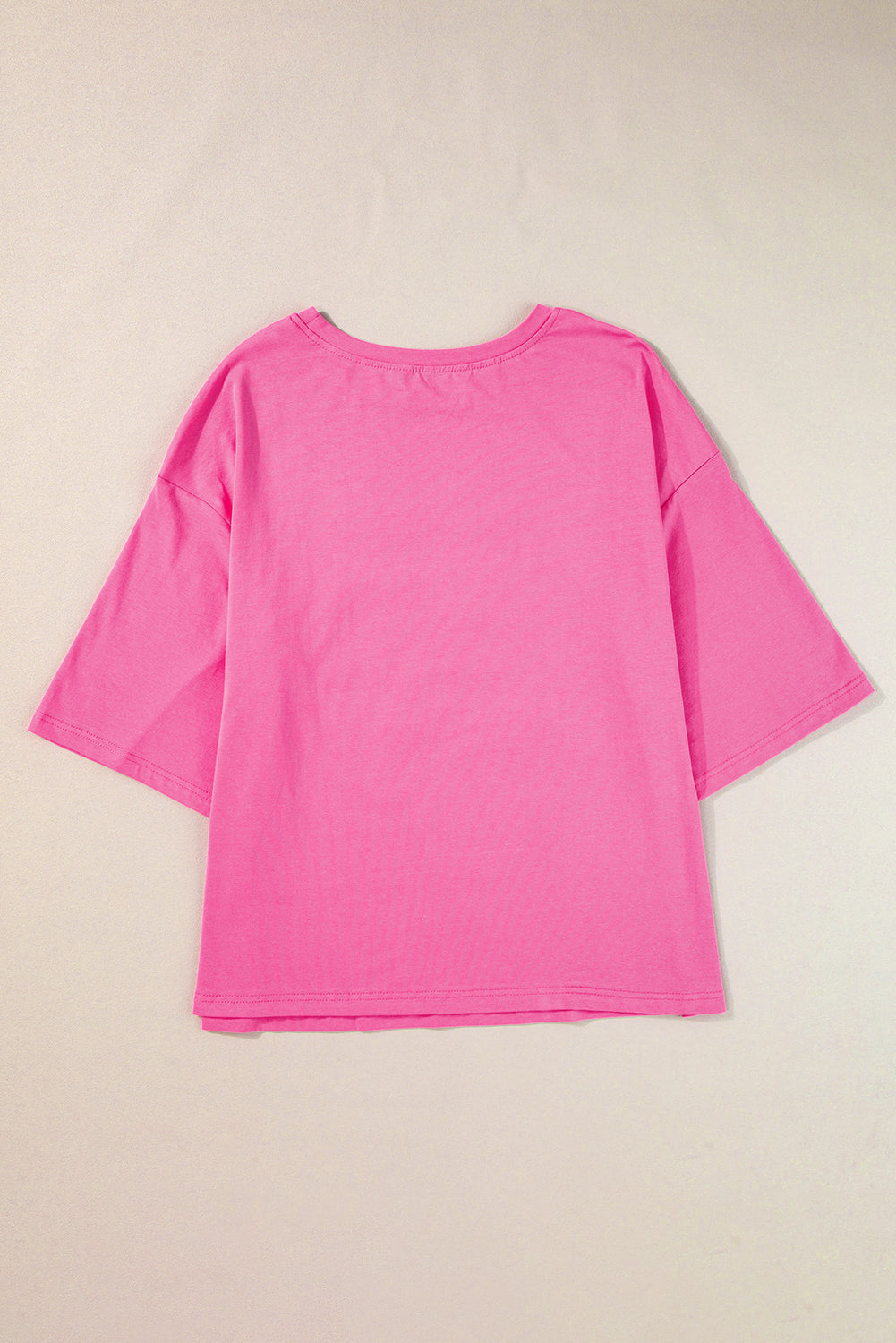 Moonlight Jade Colorblock Star Patched Half Sleeve Oversized Tee – Shewin | ClozArt