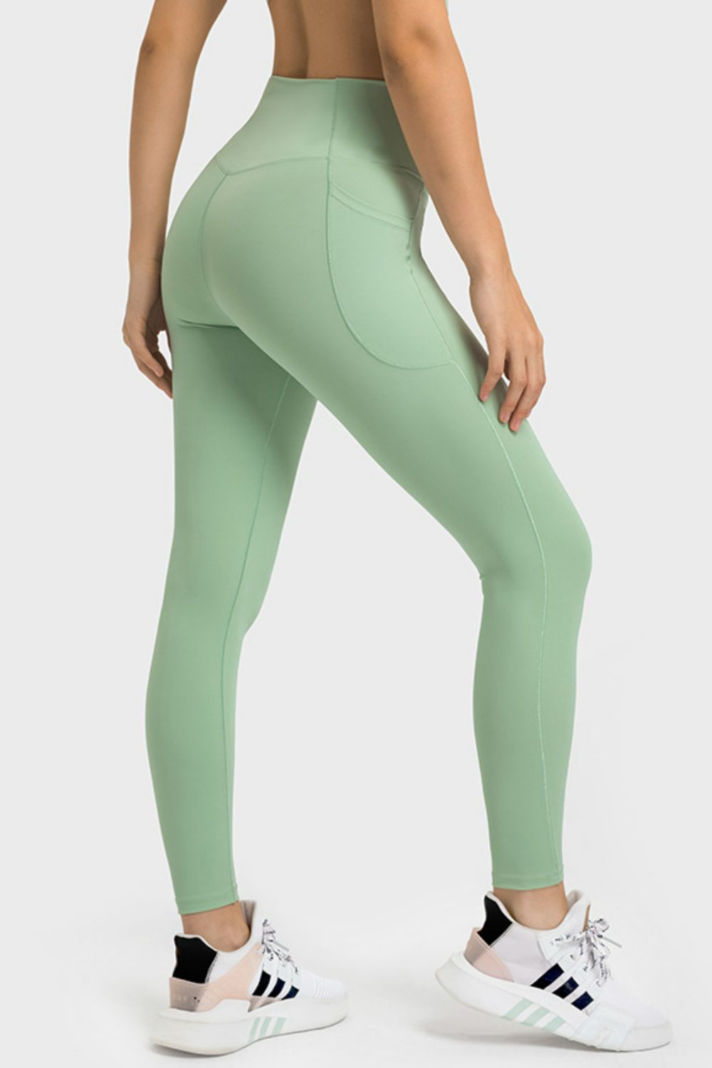 Millennia V-Waist Yoga Leggings with Pockets – Trendsi | ClozArt