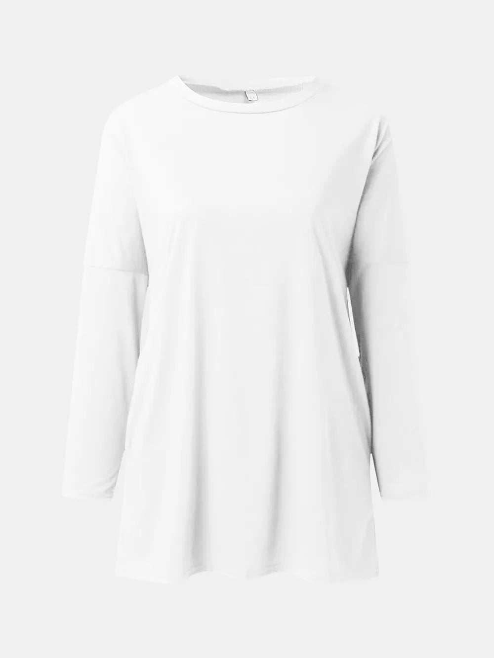Full Size Round Neck Long Sleeve T-Shirt – Trendsi | ClozArt