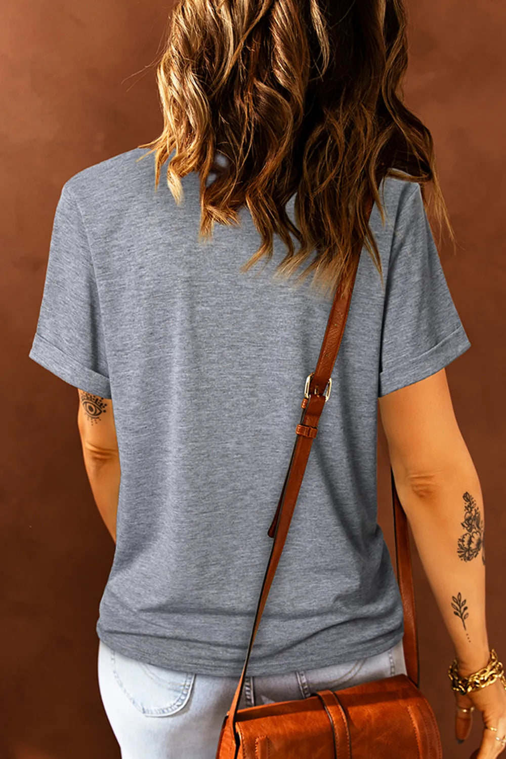 Bow Graphic Round Neck Short Sleeve T-Shirt – Trendsi | ClozArt