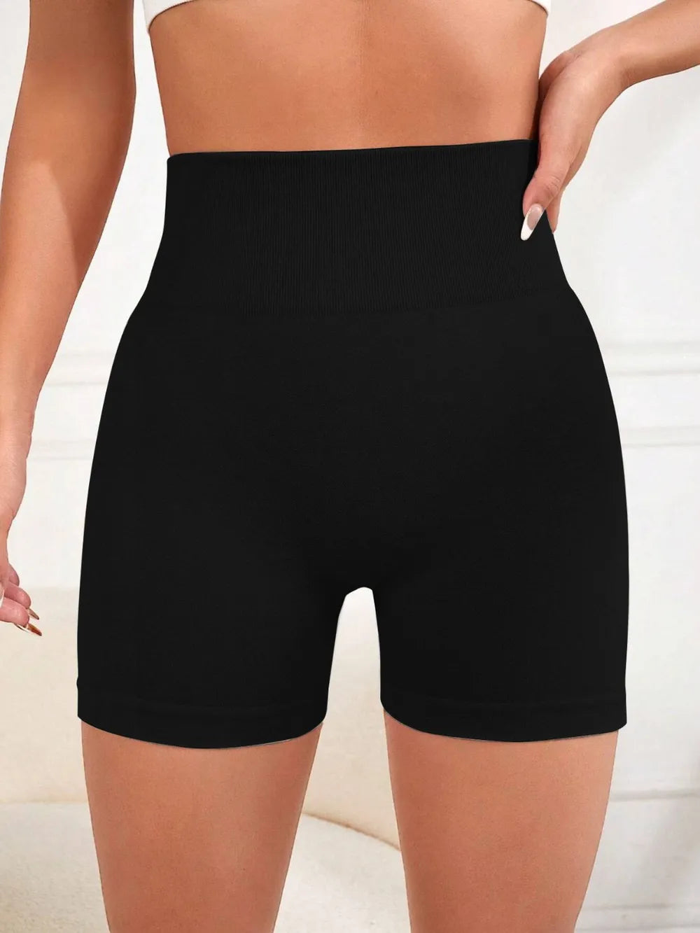 High Waist Active Shorts – Trendsi | ClozArt