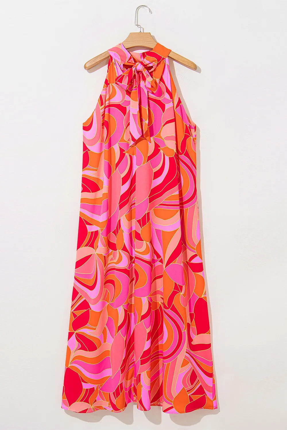 Contrast Grecian Neck Maxi Dress – Trendsi | ClozArt