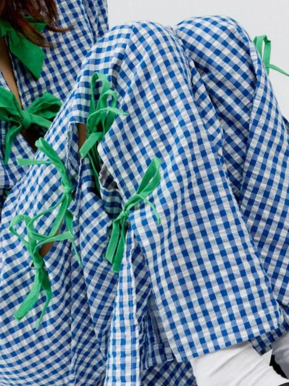 Side Tied Plaid Pants – Trendsi | ClozArt