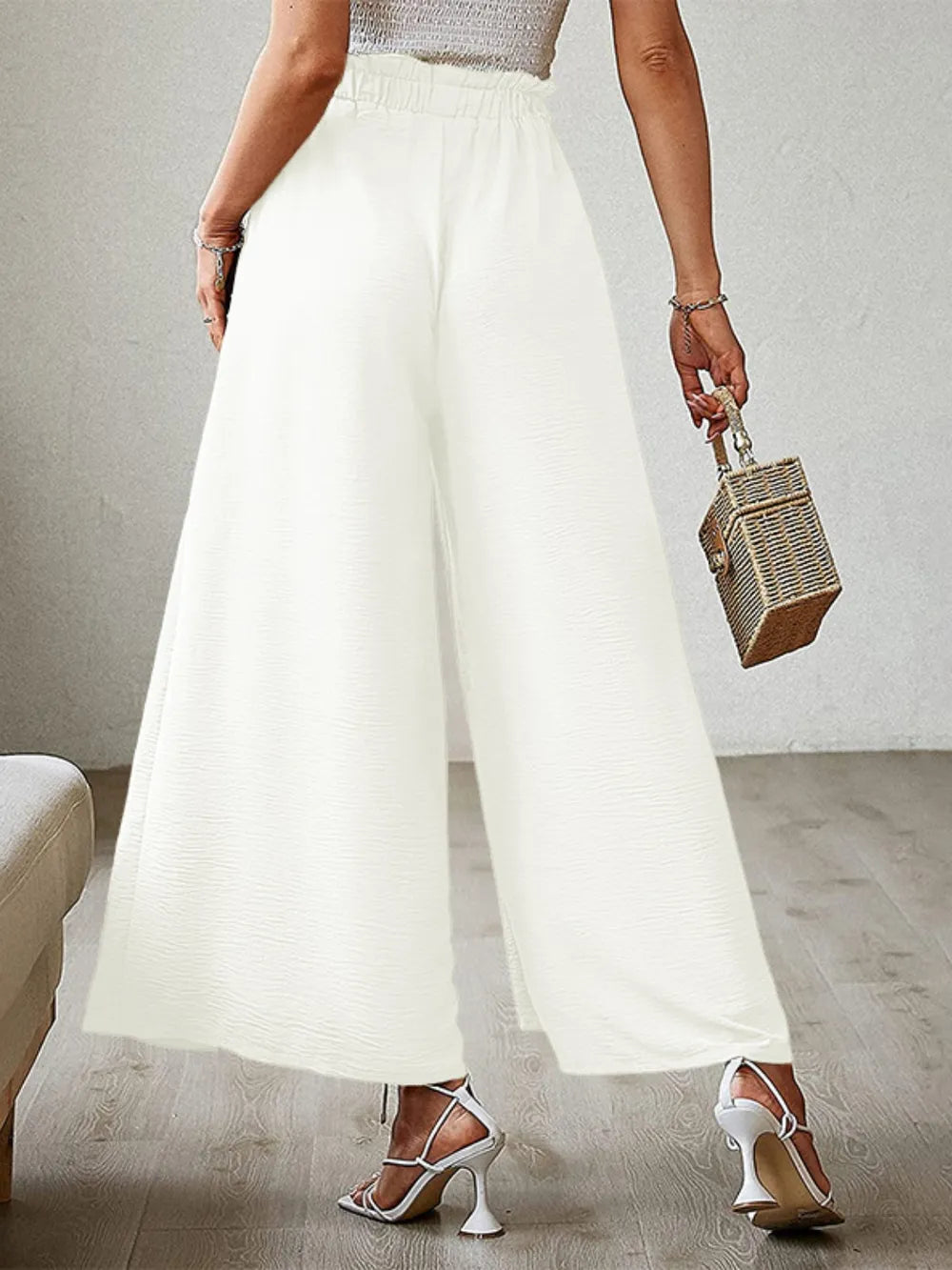 Tied Slit Wide Leg Pants – Trendsi | ClozArt