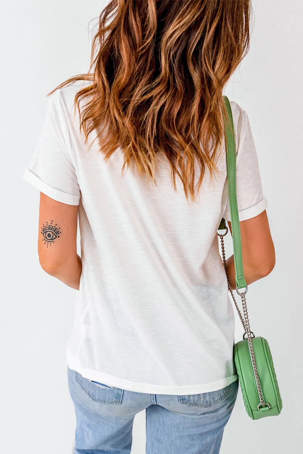 Letter Graphic Round Neck Short Sleeve T-Shirt – Trendsi | ClozArt