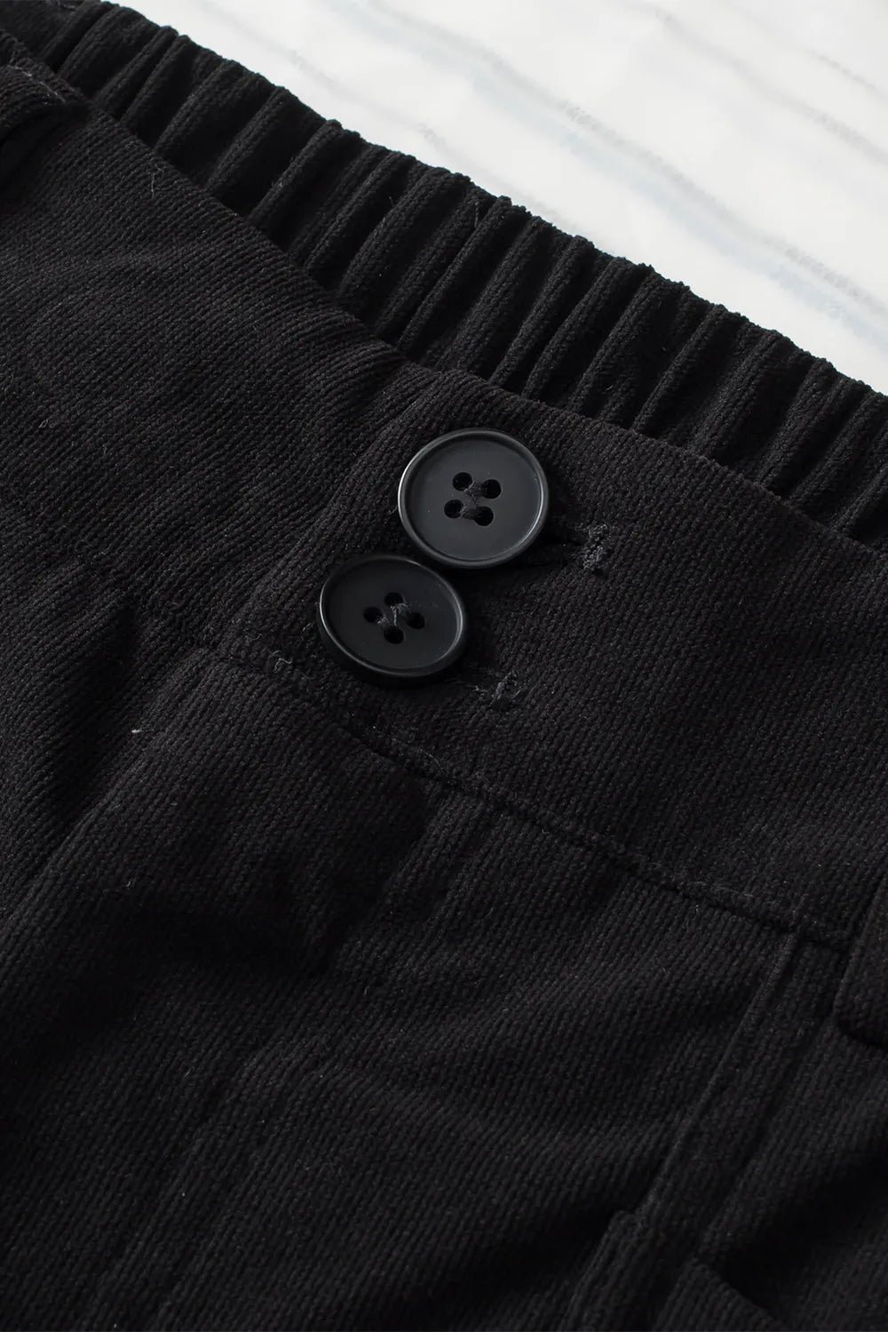 Half Elastic Waist Straight Pants – Trendsi | ClozArt