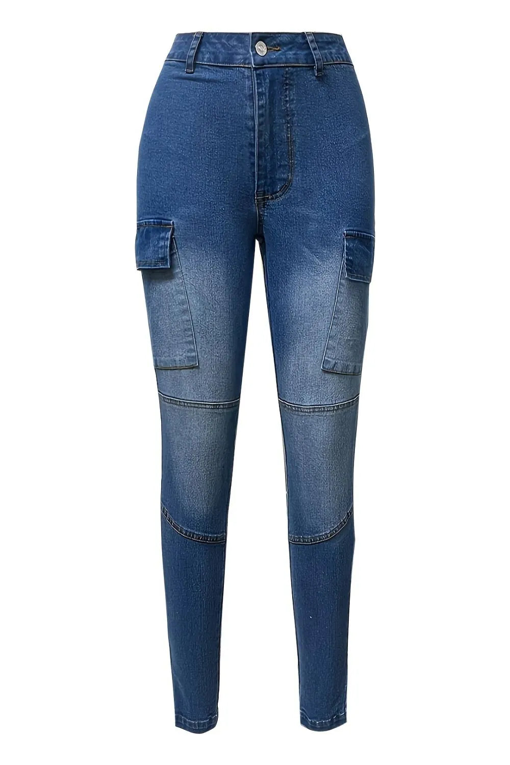 Skinny Jeans with Pockets – Trendsi | ClozArt