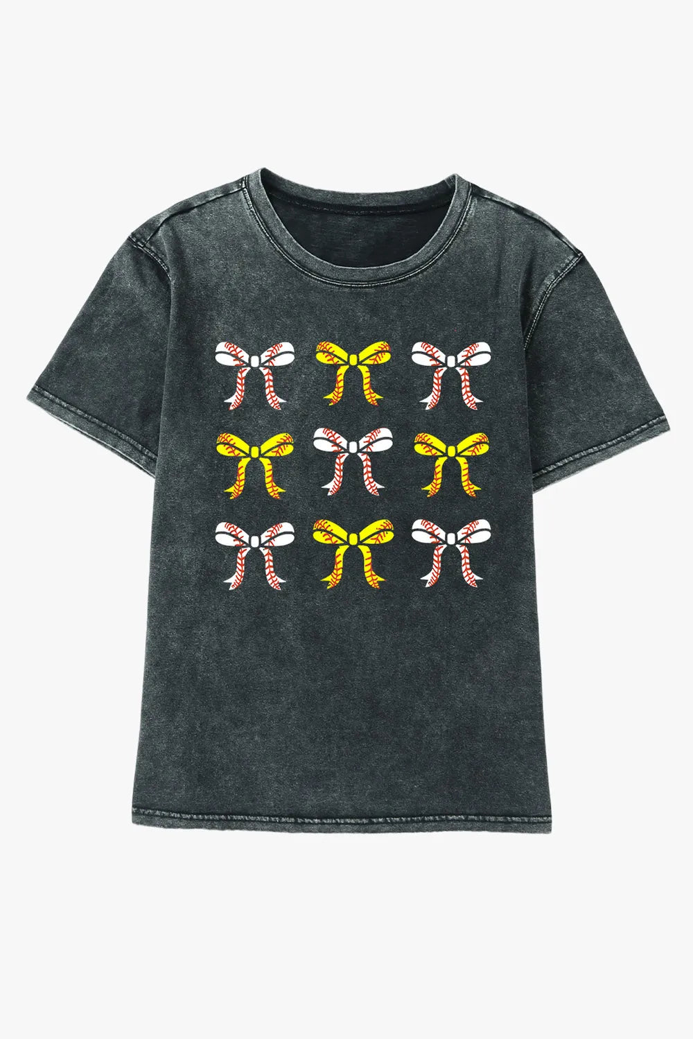 Bow Graphic Round Neck Short Sleeve T-Shirt – Trendsi | ClozArt