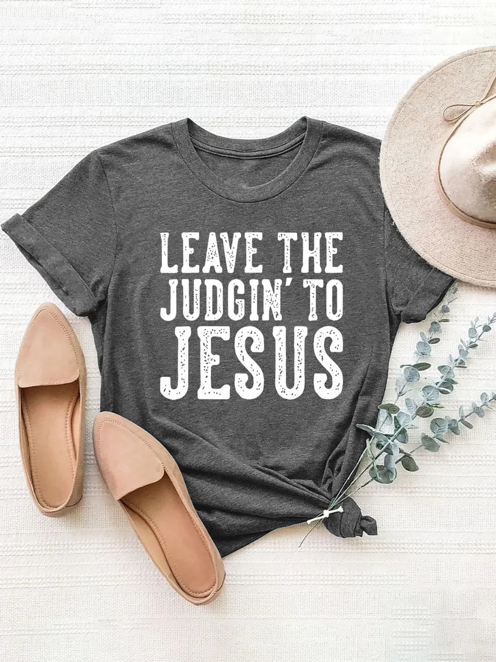 Letter Graphic Round Neck Short Sleeve T-Shirt – Trendsi | ClozArt