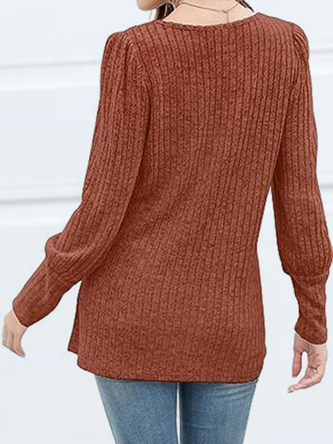 Decorative Button Square Neck Top – Trendsi | ClozArt