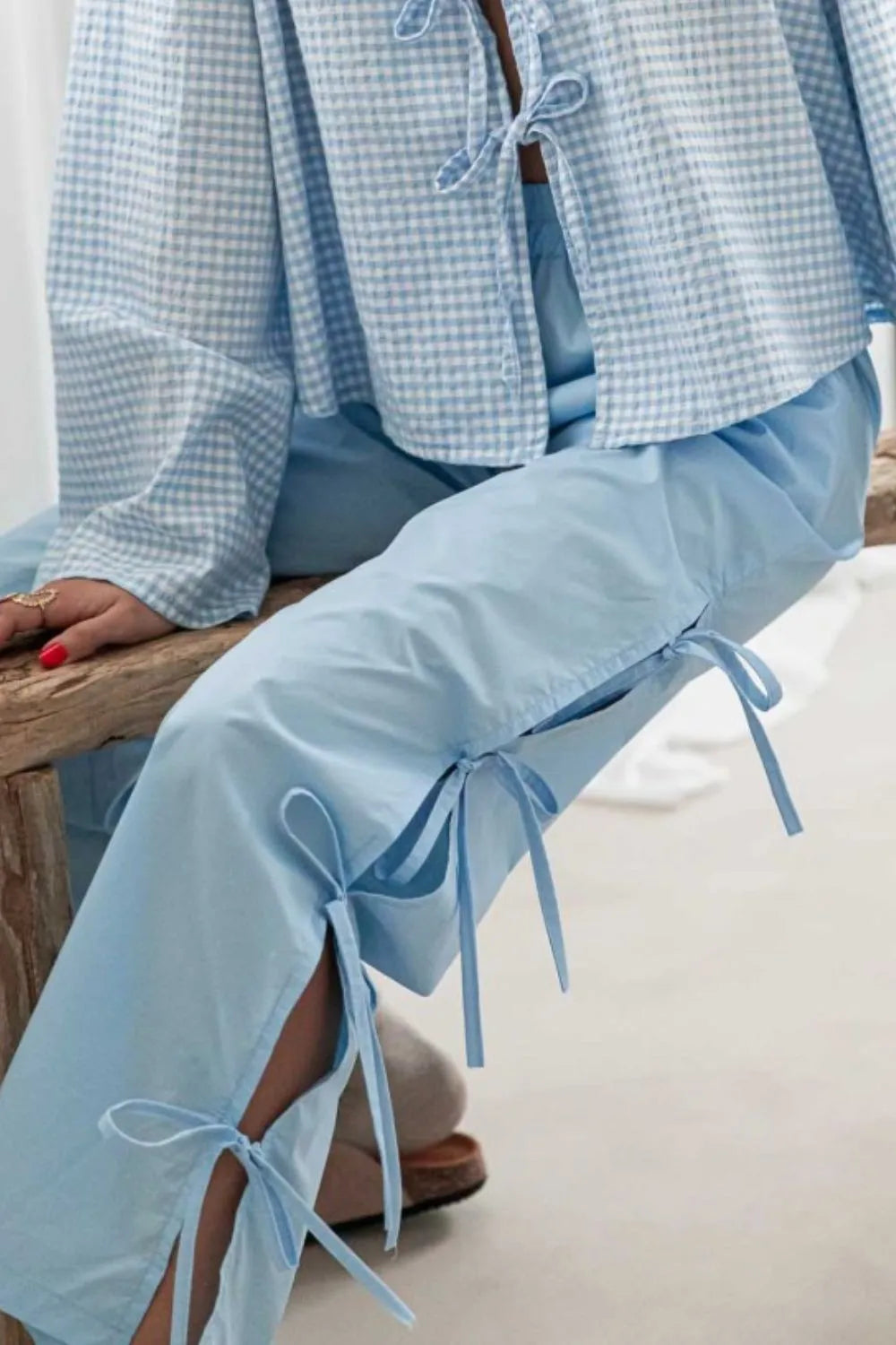 Side Tied Pants with Pockets – Trendsi | ClozArt