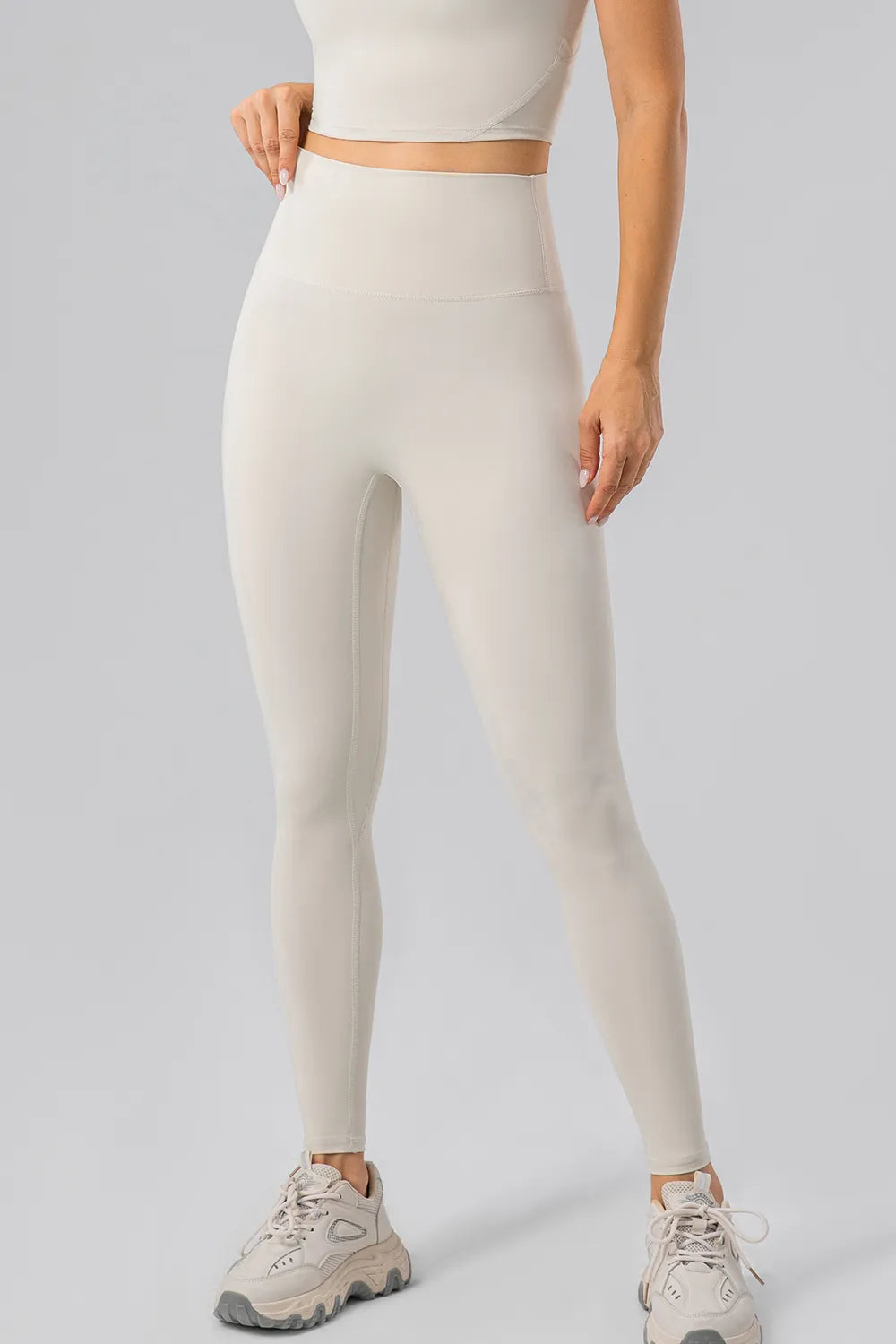 High Waist Wide Waistband Active Leggings – Trendsi | ClozArt