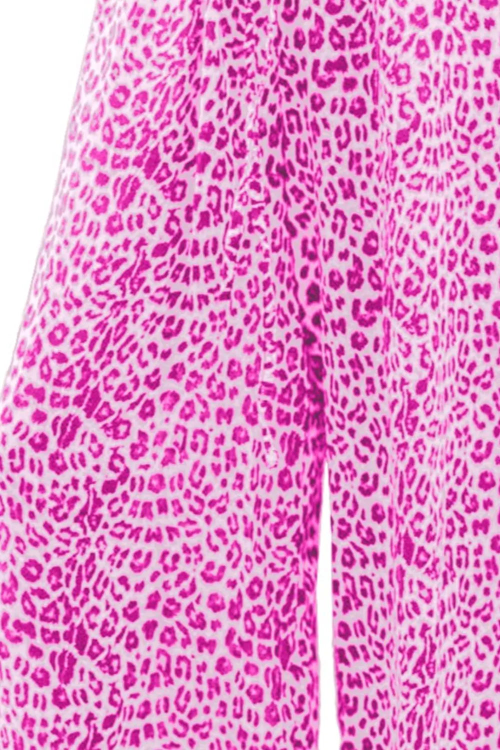 Leopard Drawstring Wide Leg Pants – Trendsi | ClozArt
