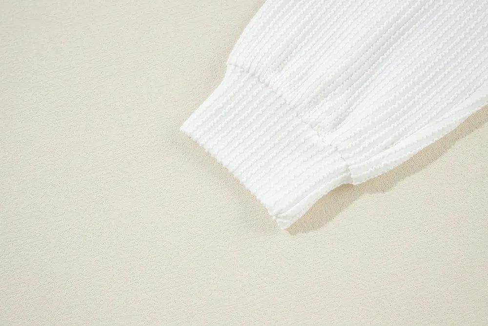 US Flag Corded Long Sleeve Sweatshirt – Trendsi | ClozArt