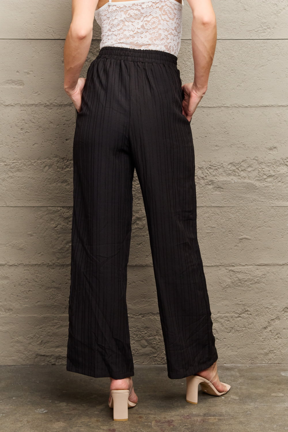 Perfee Tie Waist Long Pants – Trendsi | ClozArt