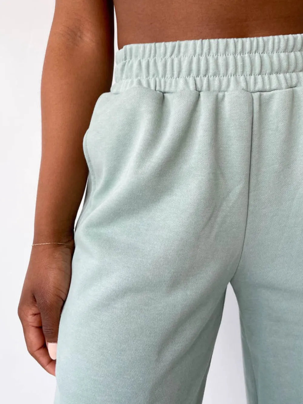 Elastic Waist Wide Leg Pants – Trendsi | ClozArt