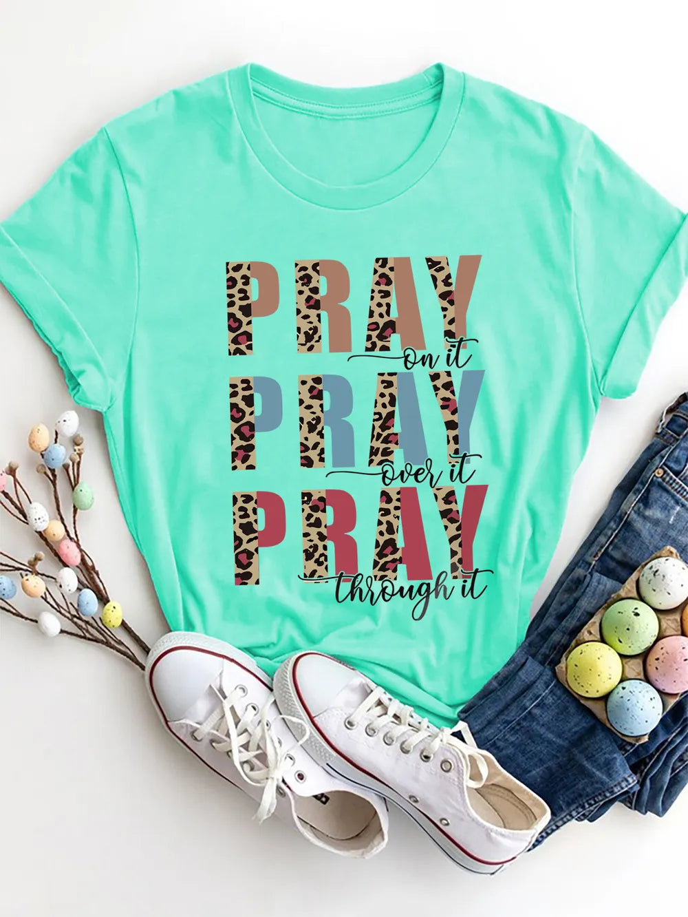 Letter Graphic Round Neck Short Sleeve T-Shirt – Trendsi | ClozArt