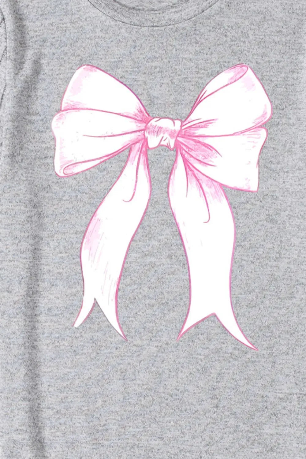 Bow Graphic Round Neck Short Sleeve T-Shirt – Trendsi | ClozArt
