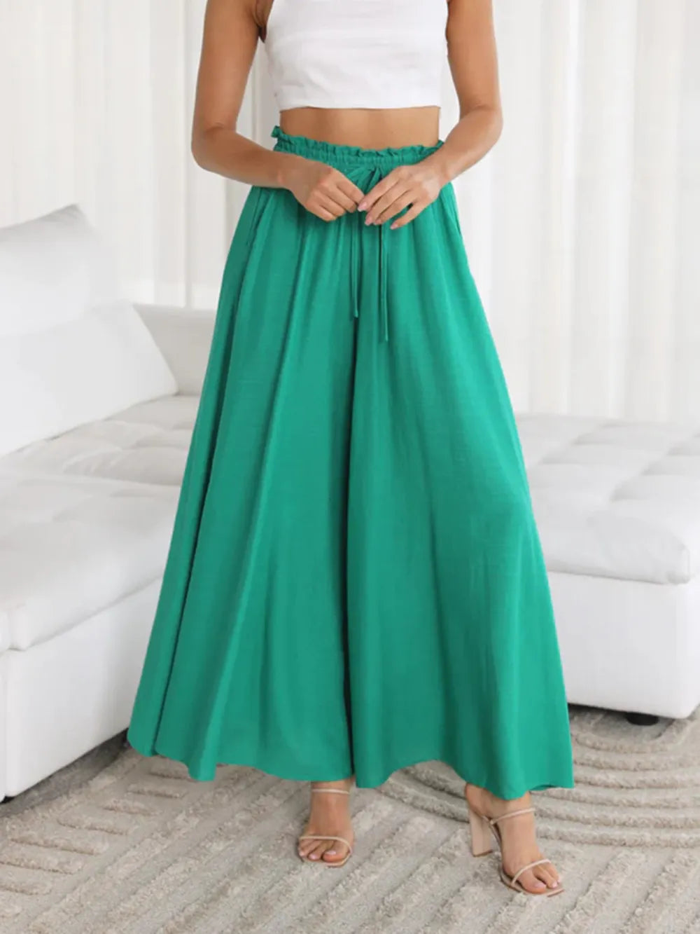 Wide Leg Pants with Pockets – Trendsi | ClozArt