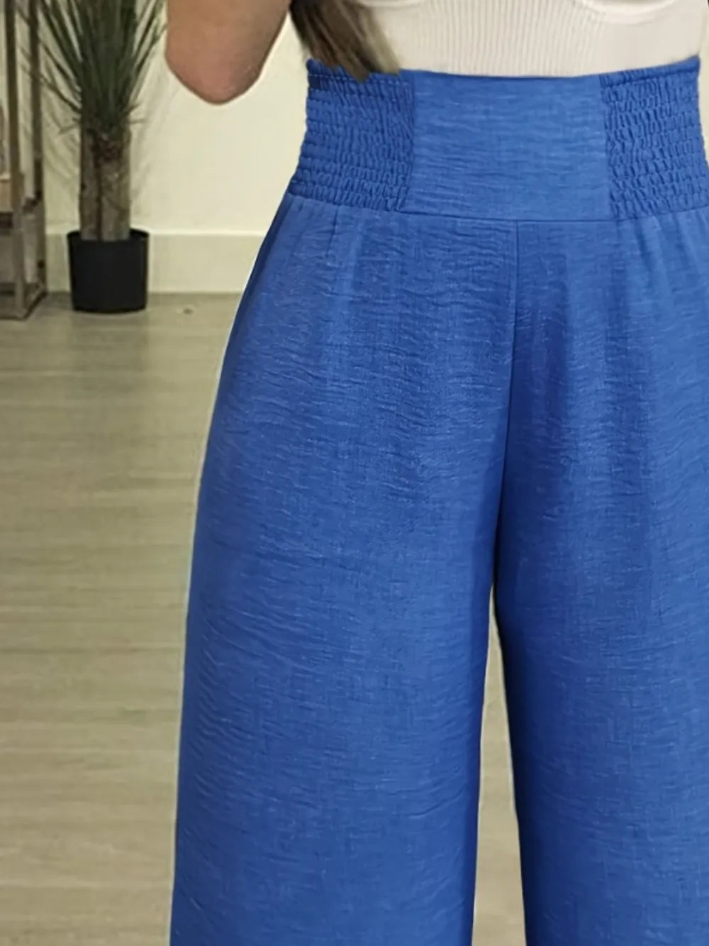 Plus Size High Waist Wide Leg Pants – Trendsi | ClozArt