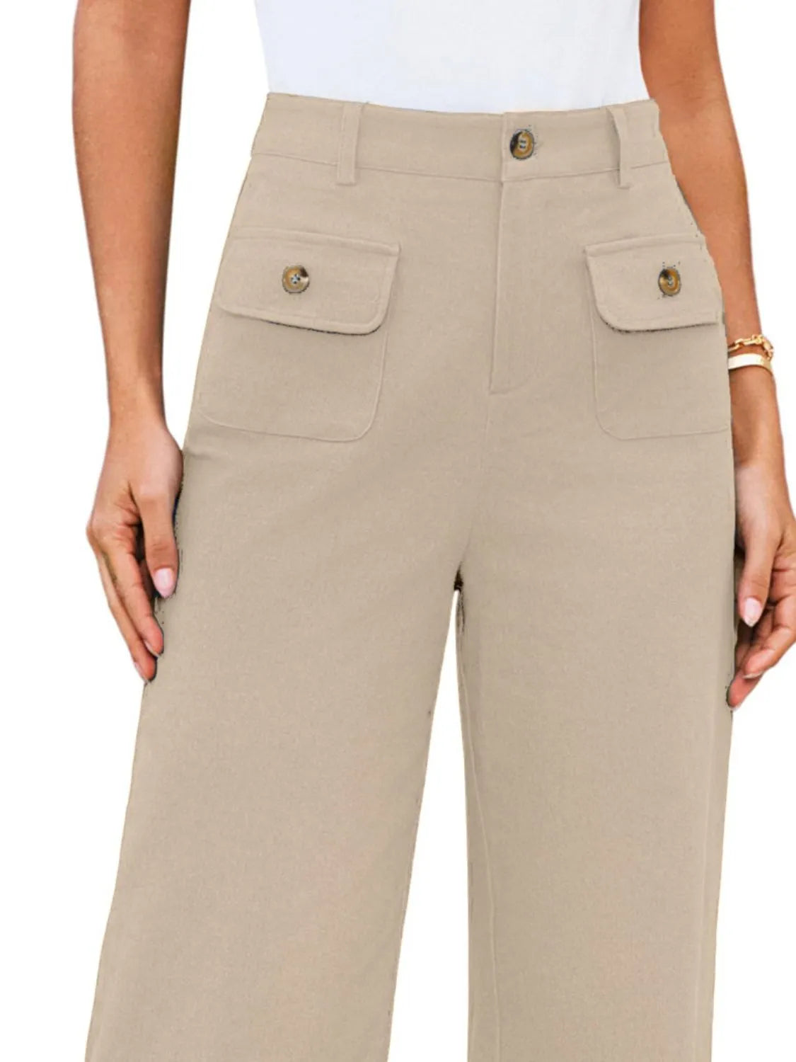 High Waist Wide Leg Pants – Trendsi | ClozArt