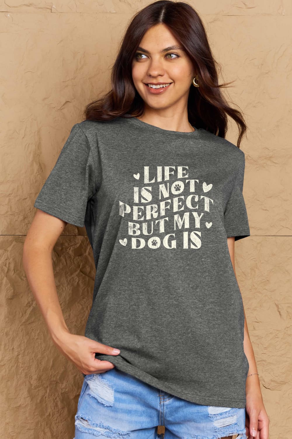 Simply Love Full Size Dog Slogan Graphic Cotton T-Shirt – Trendsi | ClozArt