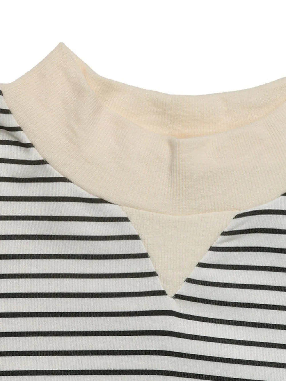 Perfee Faux Layered Striped Long Sleeve Sweatshirt – Trendsi | ClozArt
