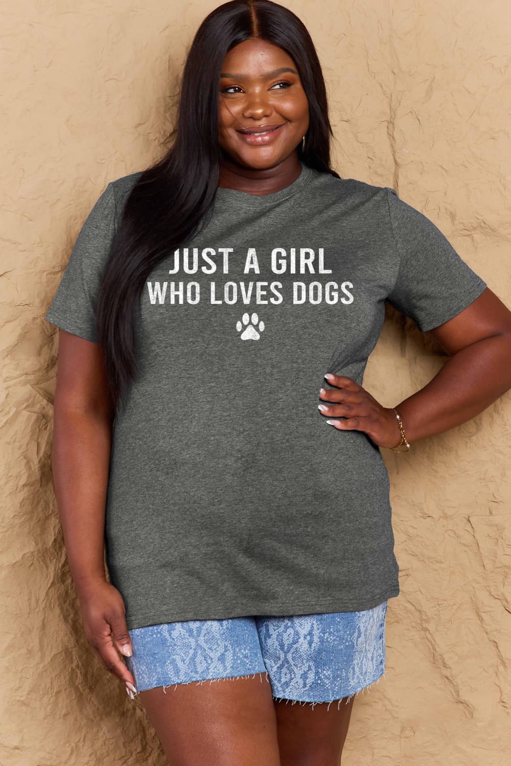 Simply Love Full Size Dog Paw Graphic Cotton T-Shirt – Trendsi | ClozArt