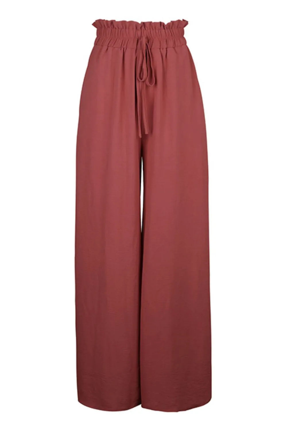 Perfee Frill Tied Wide Leg Pants – Trendsi | ClozArt