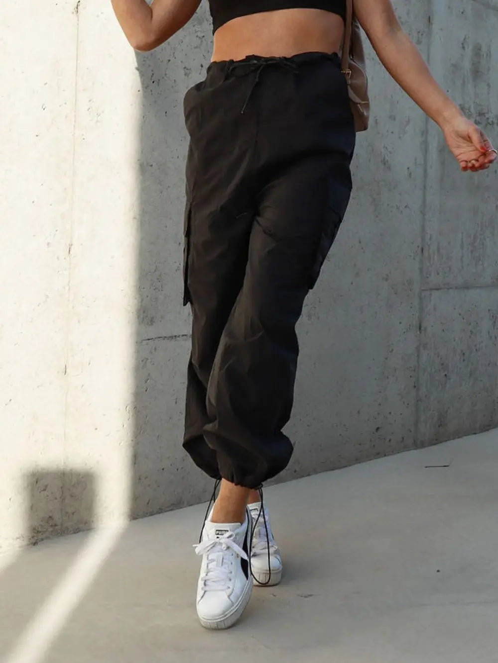 Drawstring Pants with Pockets – Trendsi | ClozArt