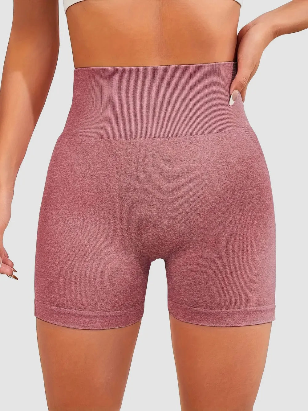 High Waist Active Shorts – Trendsi | ClozArt