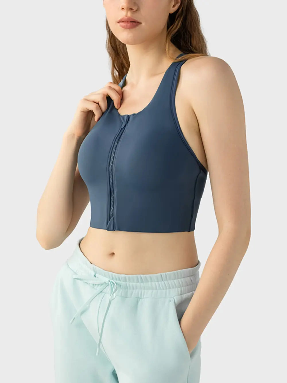 Millennia Wide Strap Sport Bra – Trendsi | ClozArt