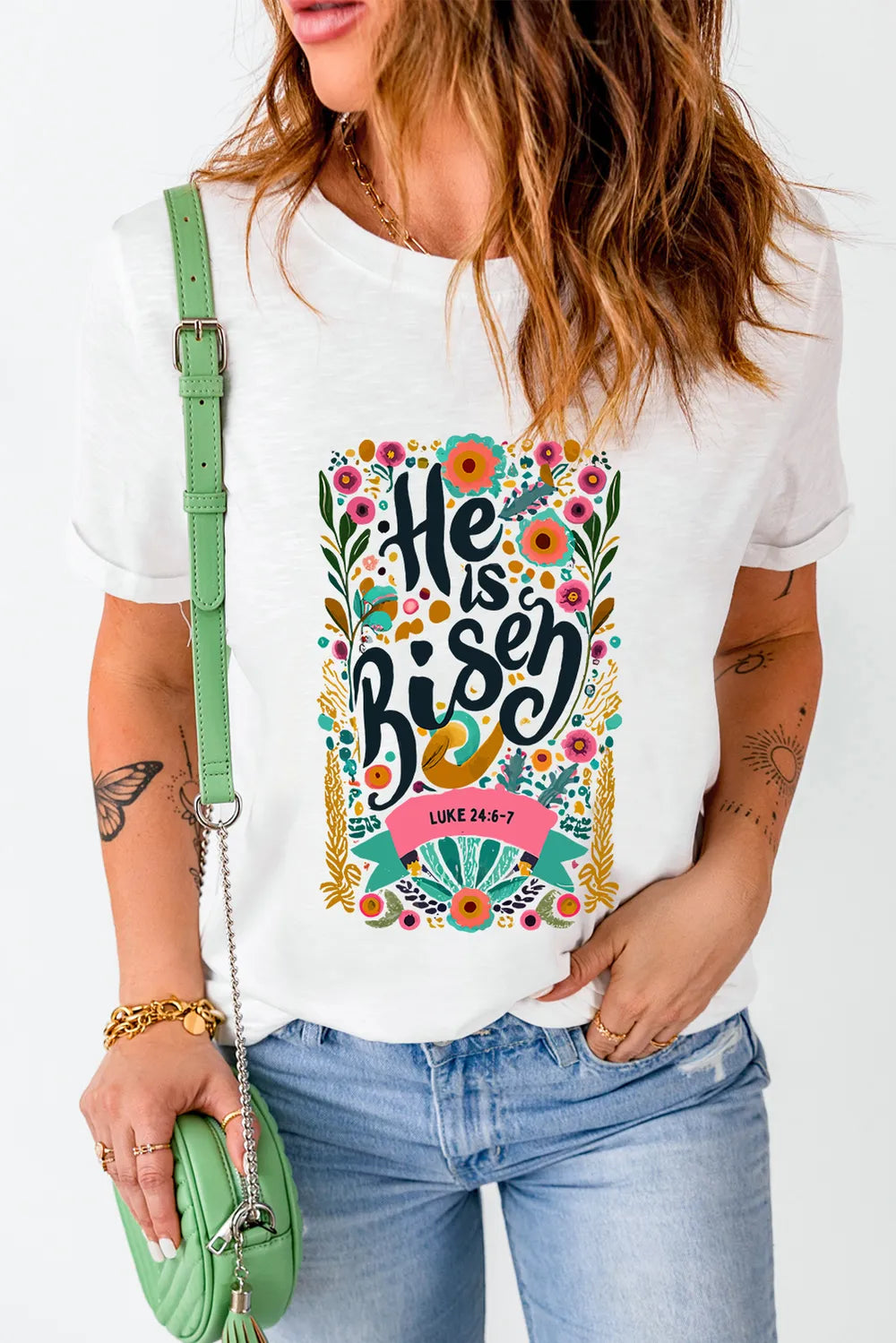 Graphic Round Neck Short Sleeve T-Shirt – Trendsi | ClozArt