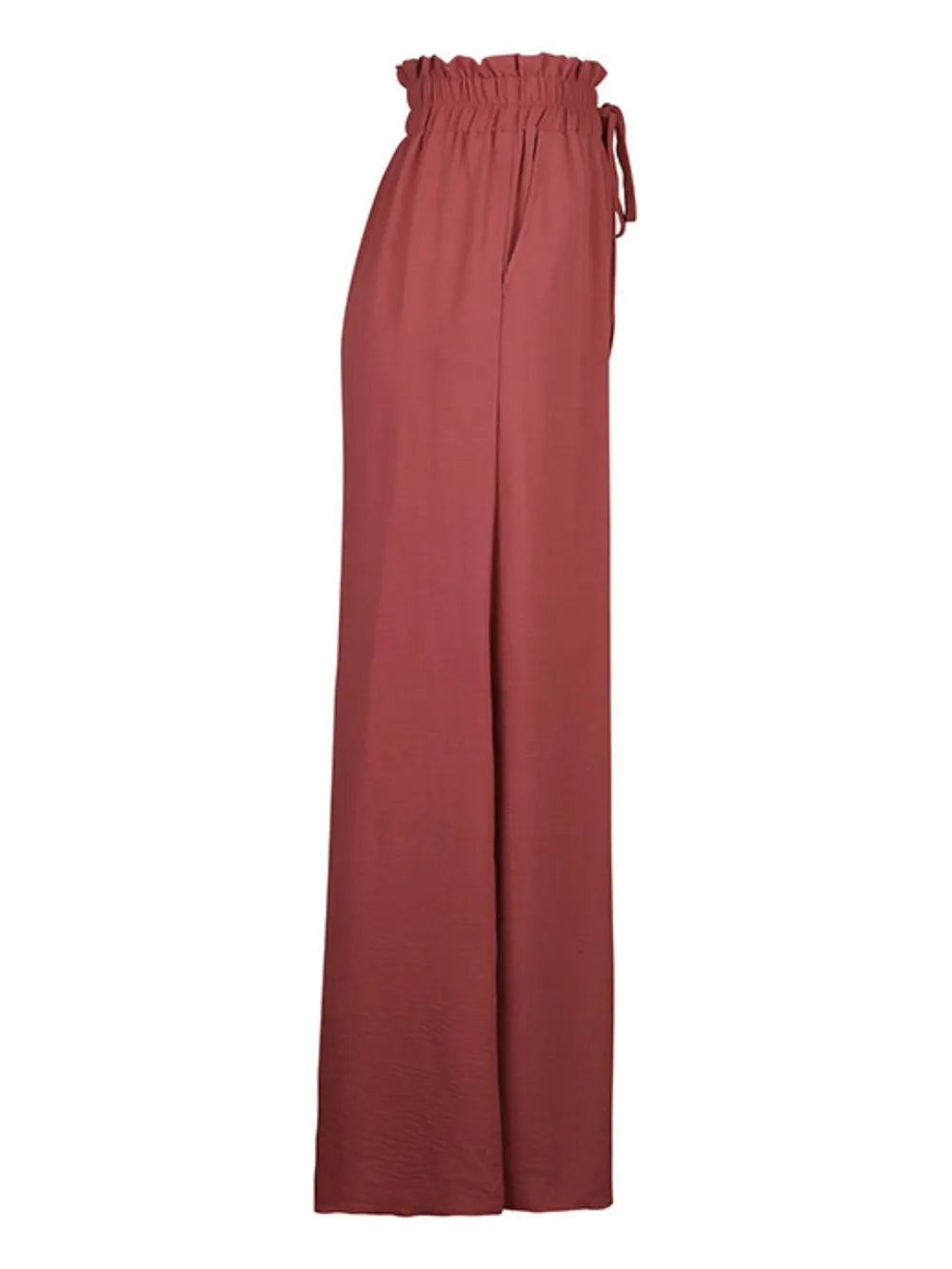 Perfee Frill Tied Wide Leg Pants – Trendsi | ClozArt