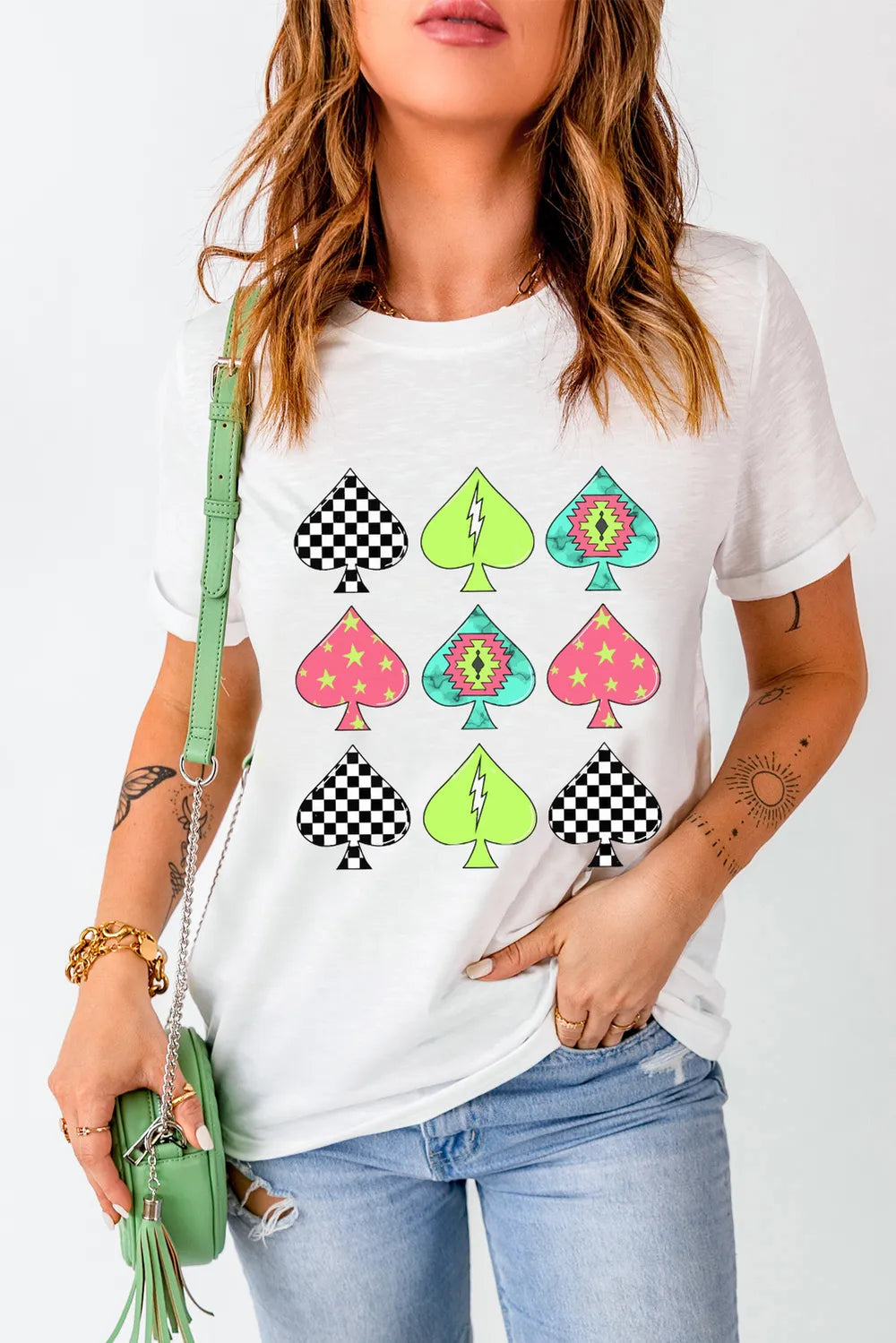 Graphic Round Neck Short Sleeve T-Shirt – Trendsi | ClozArt