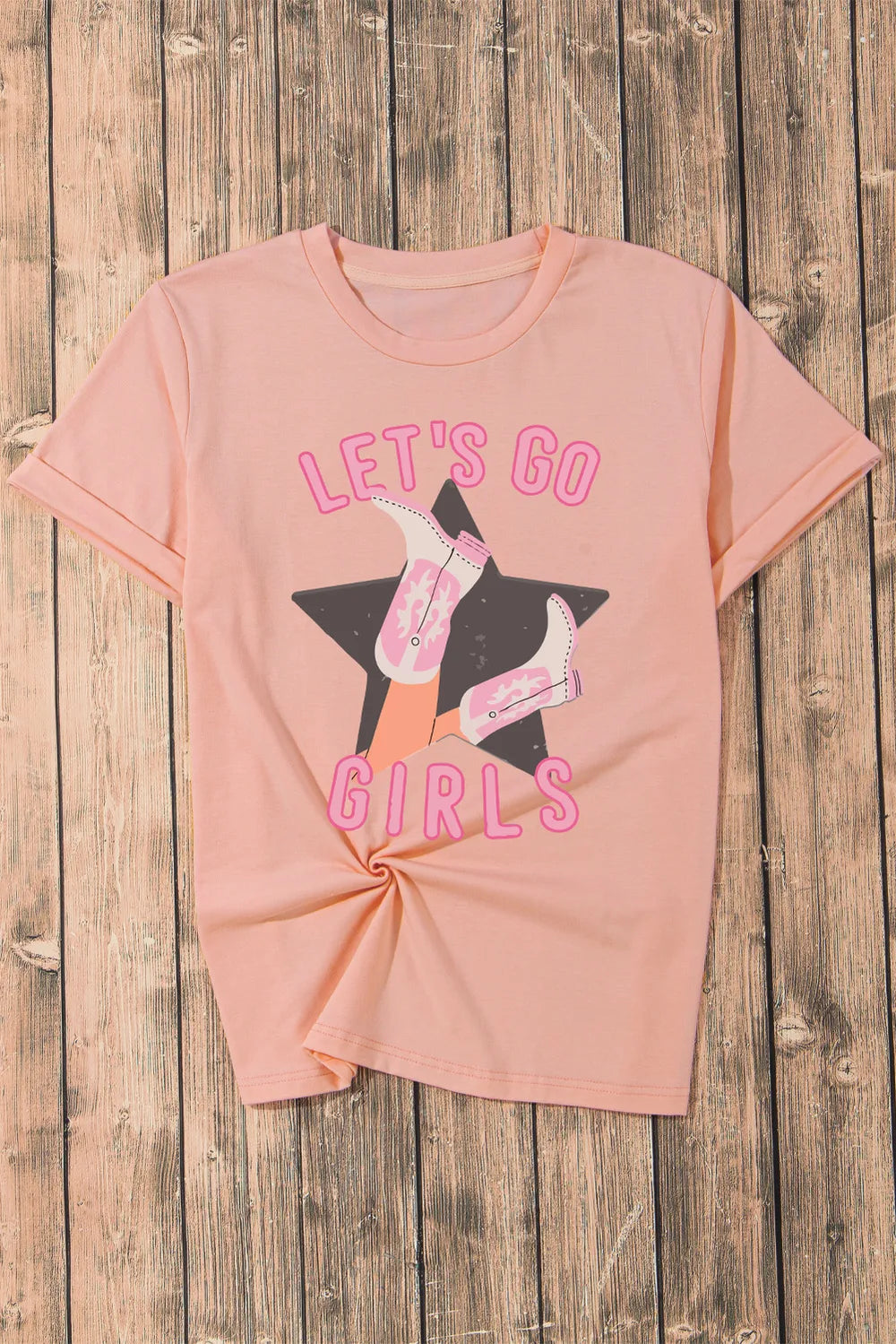 Graphic Round Neck Short Sleeve T-Shirt – Trendsi | ClozArt