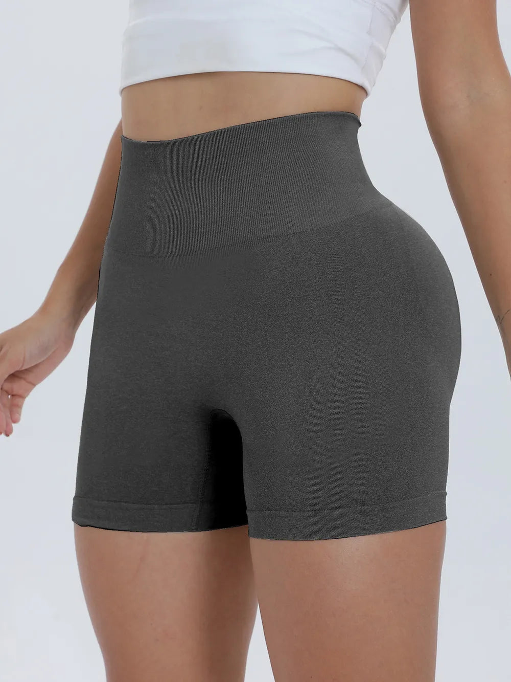 High Waist Active Shorts – Trendsi | ClozArt