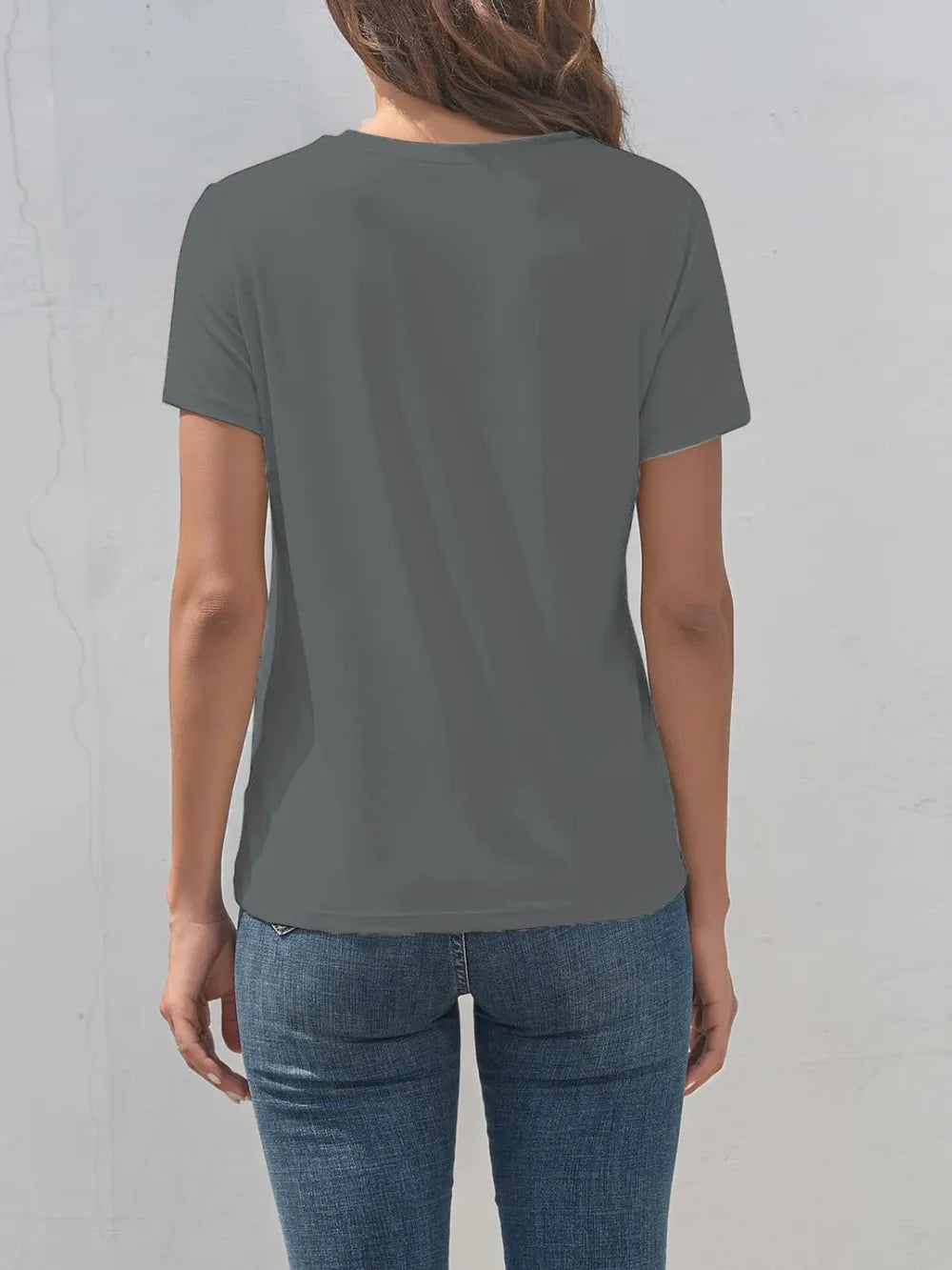 Cat Round Neck Short Sleeve T-Shirt – Trendsi | ClozArt