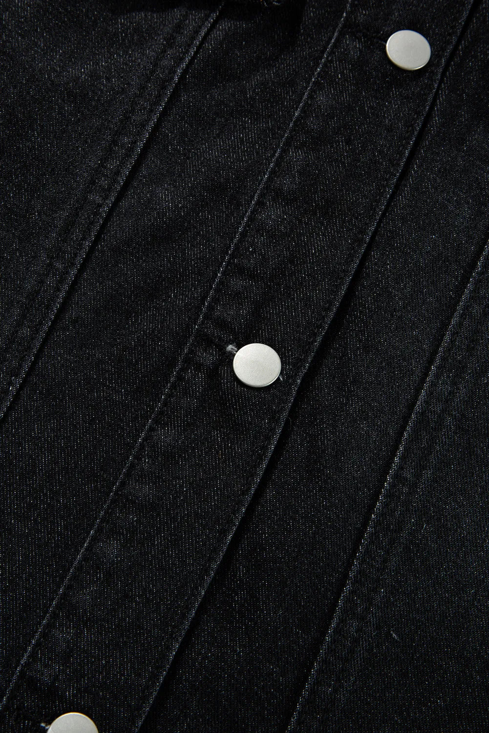 Raw Hem Button Up Denim Top – Trendsi | ClozArt