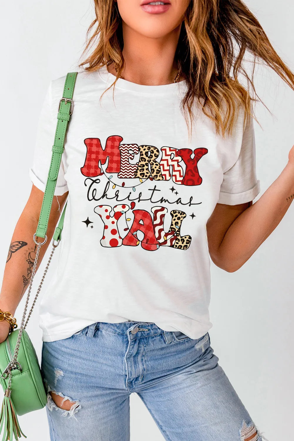 Letter Graphic Round Neck Short Sleeve T-Shirt – Trendsi | ClozArt