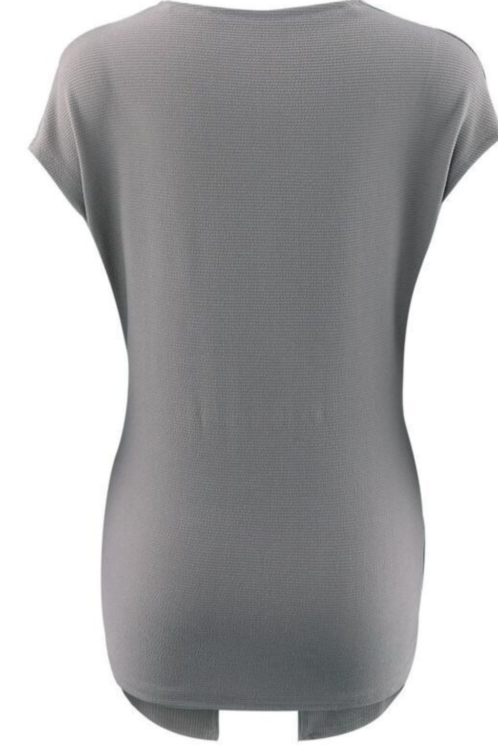 Ivy Lane Ribbed Surplice Neck Slit Top – Trendsi | ClozArt